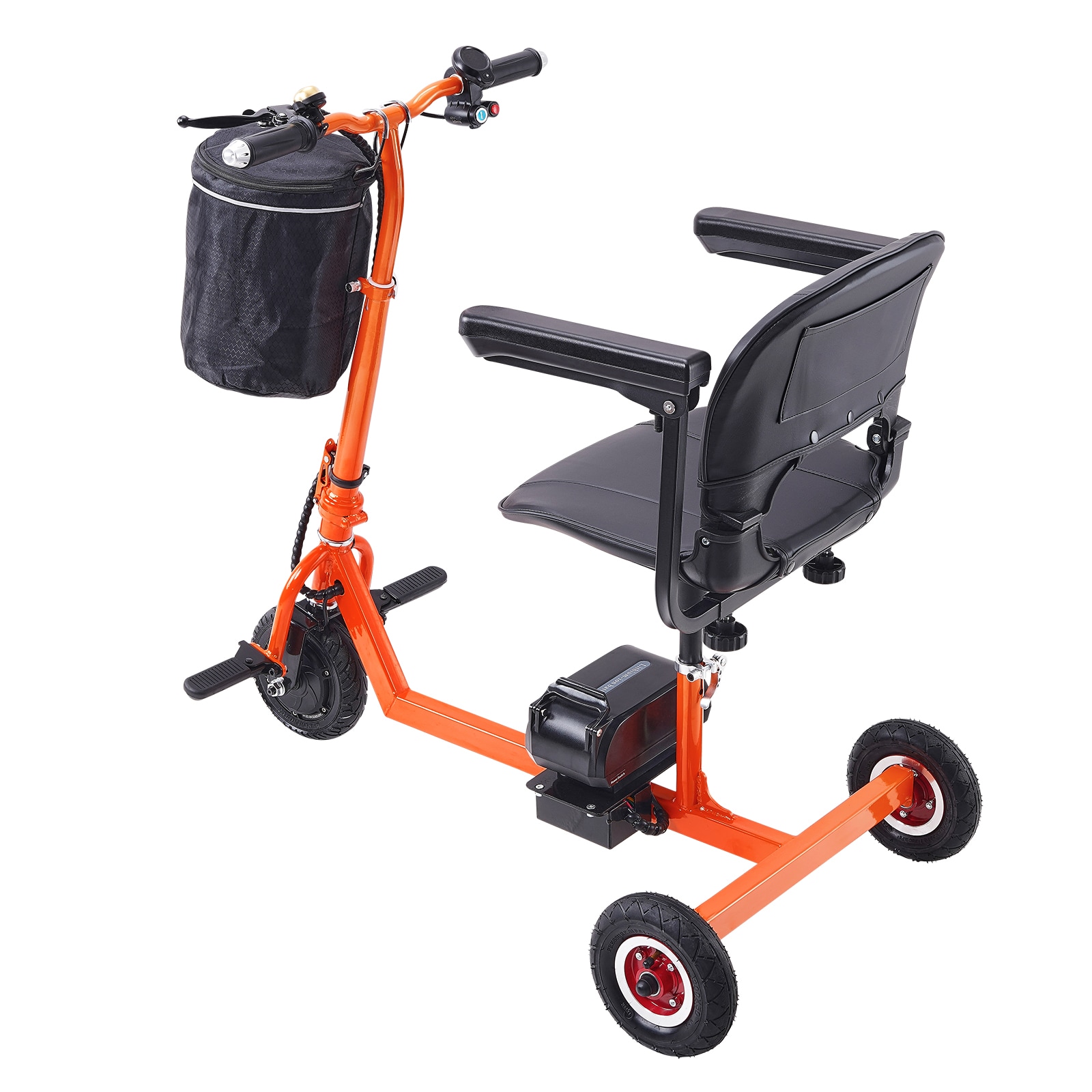 Foldable Electric Mobility Scooter For Seniors All Terrain Travel_voghion.com